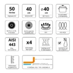 Oala inox, inalta, PRO cu capac 50L, 40x40 cm, pentru bucatarii profesionale_img_08