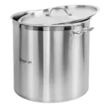 Oala inox, inalta, PRO cu capac 71L, 45x45 cm, pentru bucatarii profesionale_img_01