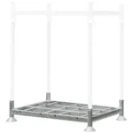 Palet pentru stalpi suport vertical, 154,5x118x31 cm, capacitate 1500 kg, zincata_img_01