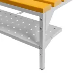 Polita pentru incaltaminte, baza cu banca WPC, metal, 75x27x18 cm_img_08