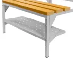 Polita pentru incaltaminte, baza cu banca WPC, metal, 75x27x18 cm_img_09