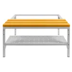 Polita pentru incaltaminte, baza cu banca WPC, metal, 75x27x18 cm_img_10