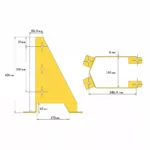 Protectie picioare raft, 40x17x30 cm, tabla 4 mm, vopsit praf_img_06