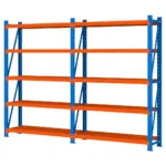 Raft de depozitare metalic, 10 polite, 200x392x60 cm, capacitate 200 kg_img_02