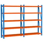 Raft de depozitare metalic, 10 polite, 200x392x60 cm, capacitate 200 kg_img_03