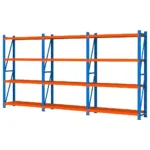 Raft de depozitare metalic, 12 polite, 200x585x60 cm, capacitate 200 kg_img_02