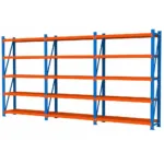 Raft de depozitare metalic, 15 polite, 200x585x50 cm, capacitate 200 kg_img_03