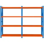 Raft de depozitare metalic, 8 polite, 200x392x50 cm, capacitate 200 kg_img_01