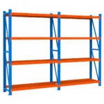 Raft de depozitare metalic, 8 polite, 200x392x60 cm, capacitate 200 kg_img_02