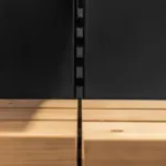 Raft expunere si vanzare, stejar kraft negru, 364x63x230 cm_img_11