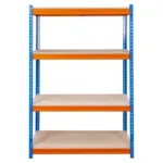 Raft magazin PRO MAX, 4 polite MDF 15 mm, H-180 cm, L-120 cm, G-45 cm_img_02