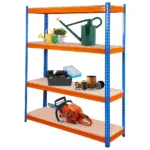 Raft magazin PRO MAX, 4 polite MDF 15 mm, H-180 cm, L-150 cm, G-45 cm_img_01