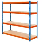 Raft magazin PRO MAX, 4 polite MDF 15 mm, H-180 cm, L-150 cm, G-45 cm_img_02