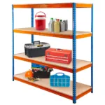 Raft magazin PRO MAX, 4 polite MDF 15 mm, H-180 cm, L-180 cm, G-60 cm_img_01