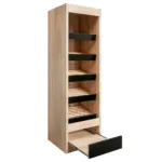 Raft paine deschis pentru expunere, stejar sonoma, 60x58x205 cm_img_02