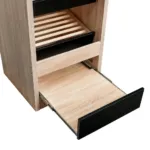 Raft paine deschis pentru expunere, stejar sonoma, 60x58x205 cm_img_03