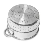 Set oala capac si cos pentru gatire la abur, 8 litri, inox, inaltime 40 cm, diametru 26 cm_img_06