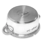 Set oala capac si cos pentru gatire la abur, 8 litri, inox, inaltime 40 cm, diametru 26 cm_img_08