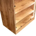 Vitrina magazin pentru prajituri si bomboane, stejar kraft, 80x50x180 cm_img_05