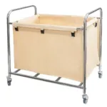 Carucior de rufe pentru hotel, bej, inox, 88x54x89 cm, capacitate 450 litri_img_00
