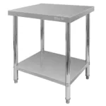 Masa gastronomica inox central, polita, 60x60x85 cm, inox_img_00