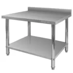 Masa gastronomica inox perete, polita, 100x60x85 cm, inox_img_00