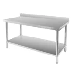 Masa gastronomica inox perete, polita, 160x60x85 cm, inox_img_00