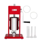 Aparat umplut carnati 10 litri, 4 palnii umplere, 2 viteze, tabla rosie_img_01