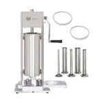 Aparat umplut carnati inox 7 litri cu presa hamburger 100 mm inclusa_img_03