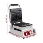 Aparat waffle profesional, 2 waffle dreptunghi, 1500 W, 100x160 mm, BWA-11_img_05