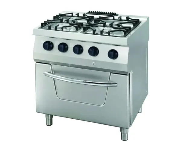 Aragaz profesional 4 arzatoare, 31kW, cuptor gaz_img_00