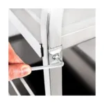 Carucior inox servire 2 rafturi, cadru patrat, dimensiuni 107x50x96 cm, roti blocabile_img_06