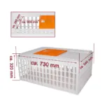 Cutie transport pasari 730x540x320 mm, plastic rezistent_img_03