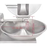 Cutter profesional carne 22 litri, 1500W, capacitate 15 kg, cu suport_img_05