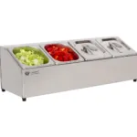 Cuve inox pentru ingrediente 4xGN 16, 660x225x215 mm_img_01