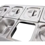 Cuve inox pentru ingrediente 6xGN 16, 505x400x250 mm_img_04