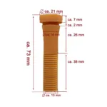 Deget cauciuc deplumator pasari diam. 21 mm, lungime 98 mm_img_00