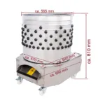 Deplumator pasari BRM-10P, tambur 600 mm, 1500 W, 250 pasariora_img_03