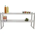 Etajera inox pentru masa de lucru 1190x280x630 mm, 2 polite_img_00