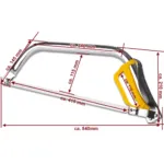 Ferastrau manual pentru oase, lama 440mm, lungime 550mm, maner PVC_img_02