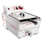 Friteuza electrica profesionala 13 litri, 3000W, 230V cu robinet_img_03