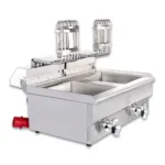 Friteuza electrica profesionala 13+13 litri, 2x5000W, 400V cu robinet_img_06