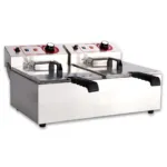 Friteuza electrica profesionala 9+9 litri, 2x3000W, 230V, dimensiuni cos 180x210x110 mm, BTF10B_img_00