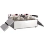 Friteuza electrica profesionala 9+9 litri, 2x3000W, 230V, dimensiuni cos 180x210x110 mm, BTF10B_img_02