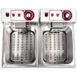 Friteuza electrica profesionala 9+9 litri, 2x3000W, 230V, dimensiuni cos 180x210x110 mm, BTF10B_img_04