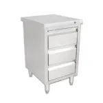 Masa inox tip dulap, 3 sertare, fara rebord, BSS-60, 500x600x850 mm_img_00