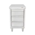 Masa inox tip dulap, 3 sertare, fara rebord, BSS-60, 500x600x850 mm_img_01