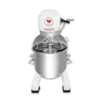 Mixer planetar profesional 30 litri, 1100W, 3 viteze, bol detasabil, alb_img_01