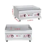 Plita grill electrica suprafata neteda, 595x420 mm, 6400W_img_02