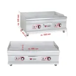 Plita grill electrica suprafata neteda, 995x420 mm, 6400W_img_02